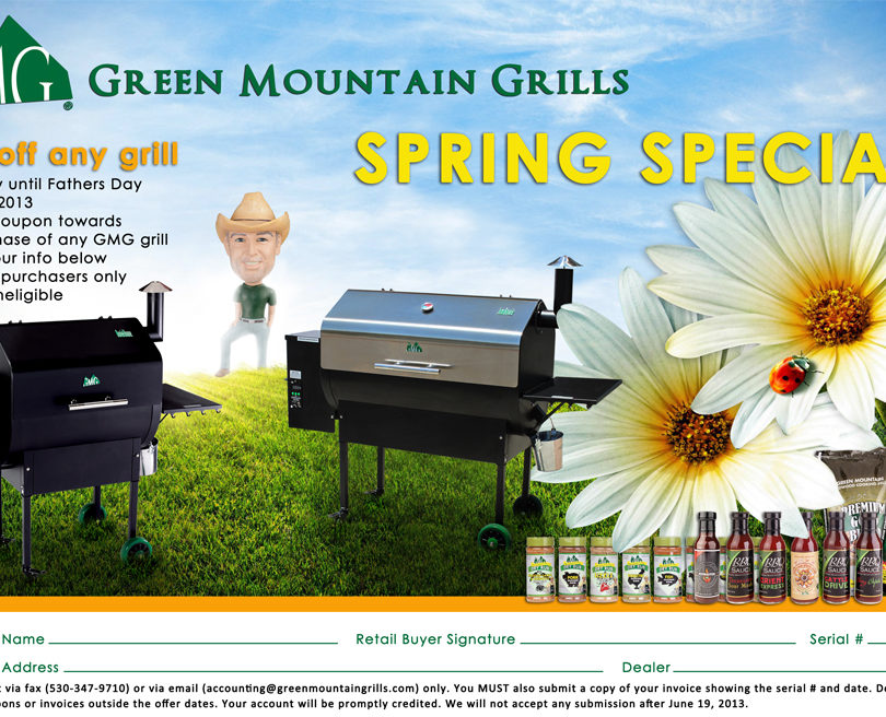 GMG Fathers Day Coupon Green Mountain Grills