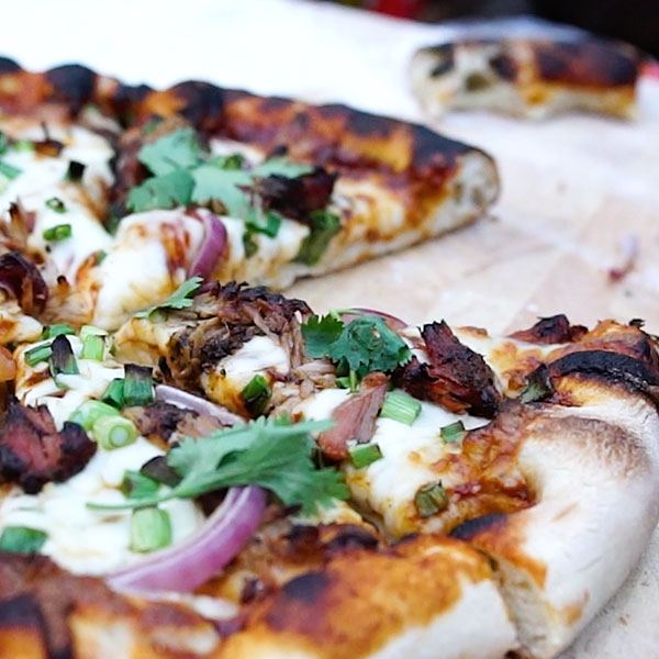 BBQ Pulled Pork Pizza (Ninja Foodi Grill)